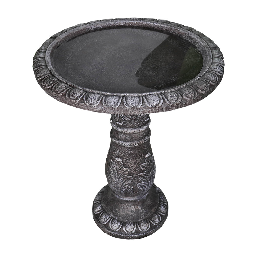 24.4"H-Fibre Reinforced Concrete Garden  Birdbaths with Pedestal