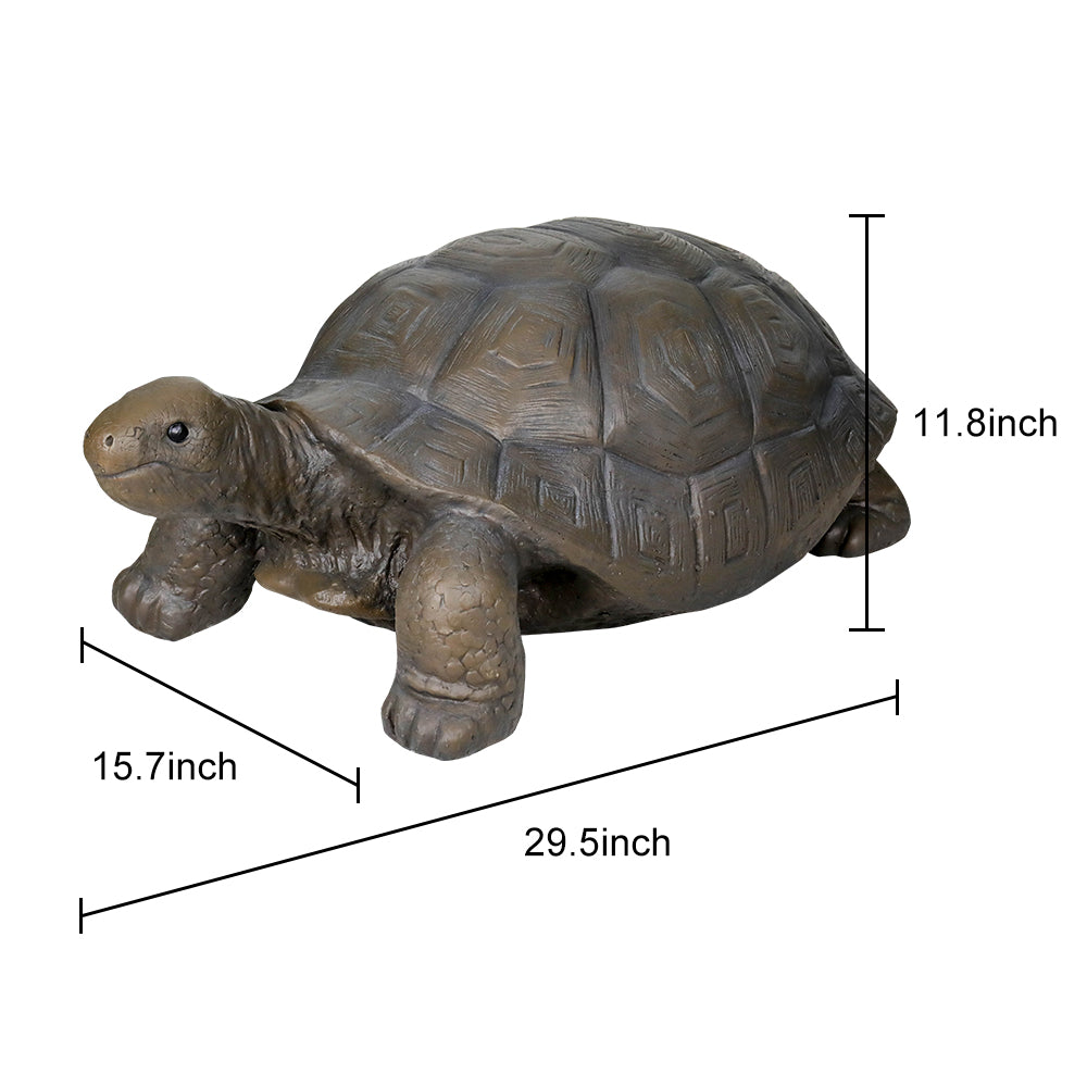 Fiber Concrete Turtles Garden Decoration-29.5"L