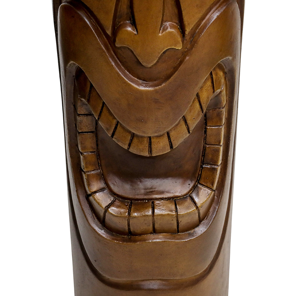 35.8“H-Cement Tiki Totem decoration suitable for indoor/outdoor