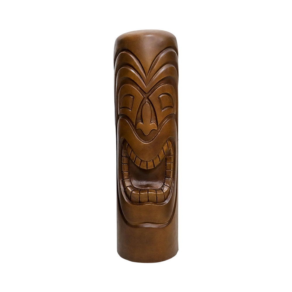 35.8“H-Cement Tiki Totem decoration suitable for indoor/outdoor