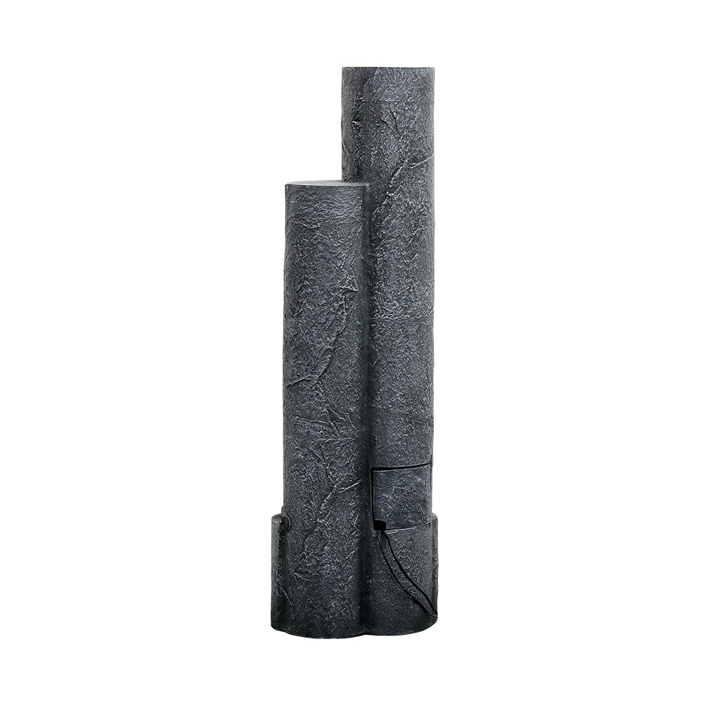 39.5"H-Outdoor Water Fountain with LED Lights