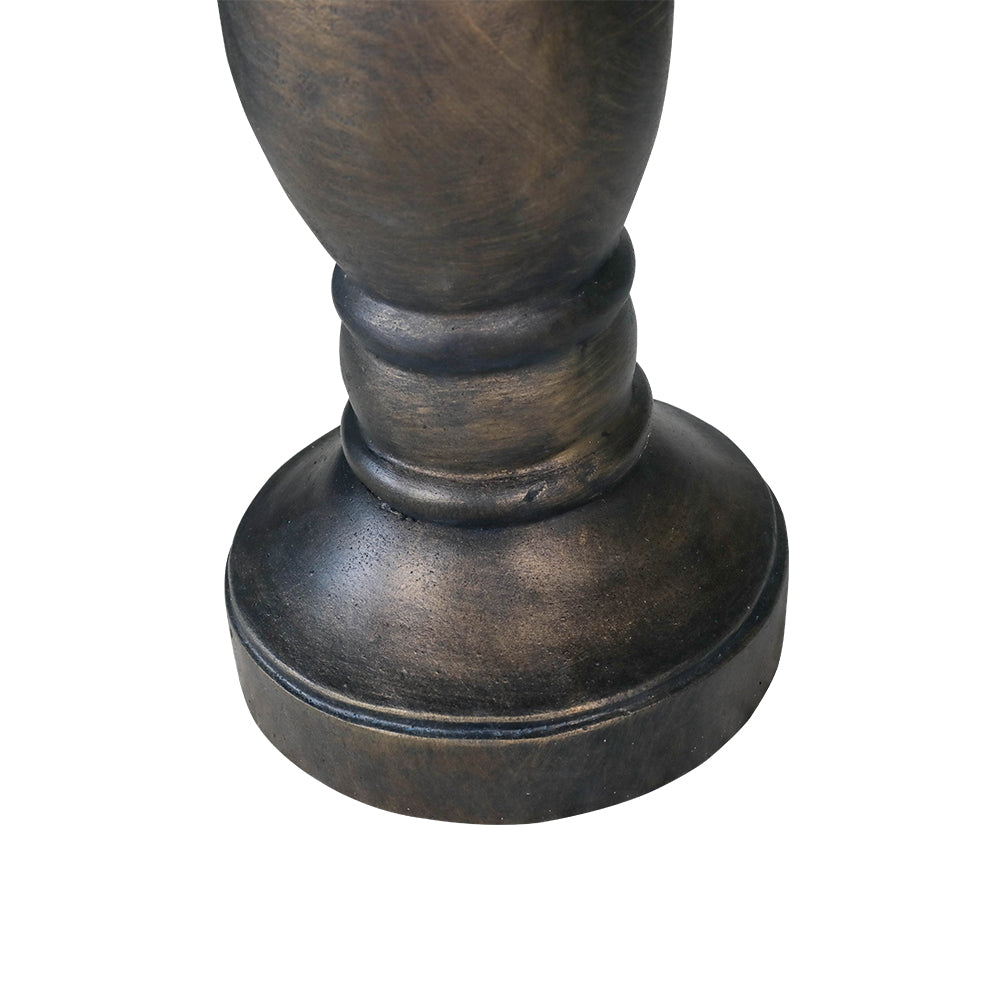 Fibre Reinforced Concrete Antique Birdbath with Bottom Stand for Outdoor Garden Decor