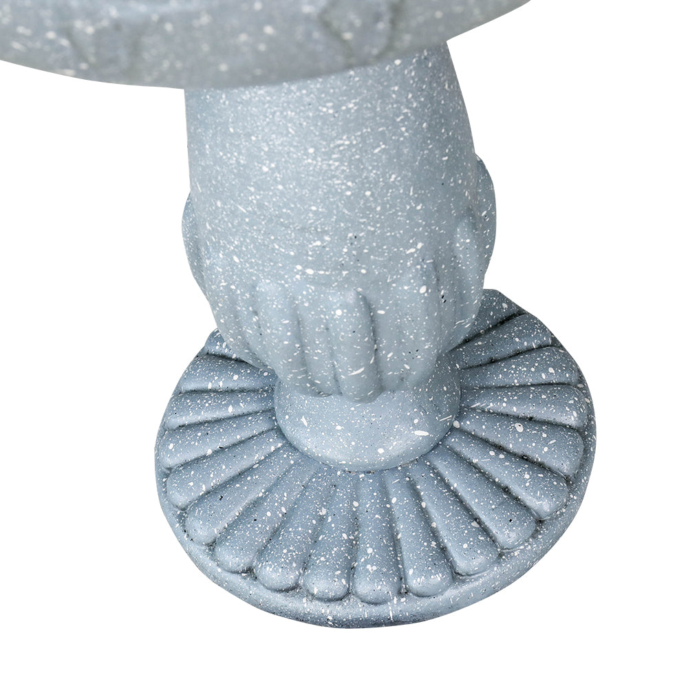 Outdoor Birdbath for Garden and Yard - Concrete Birdbaths to Create a Lively Atmosphere-21.2"H