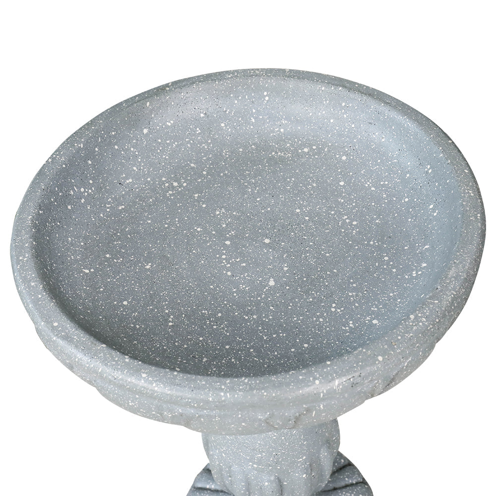 Outdoor Birdbath for Garden and Yard - Concrete Birdbaths to Create a Lively Atmosphere-21.2"H