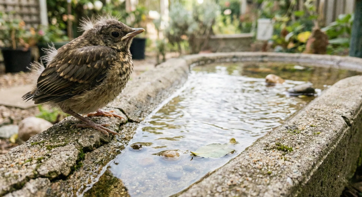 Stop Building "Swimming Pools": The Deadly Mistake in Most Bird Bath Designs (And How to Fix It)