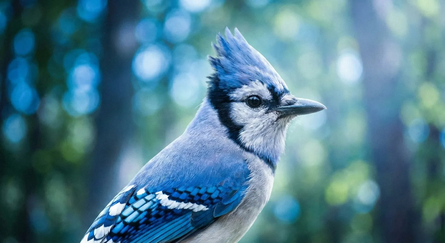 Majestic Blue Jay symbolizing confidence and protection