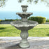 Concrete Lotus Fountain Tiered Outdoor