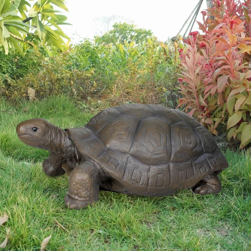 Fiber Concrete Turtles Garden Decoration-29.5&quot;L