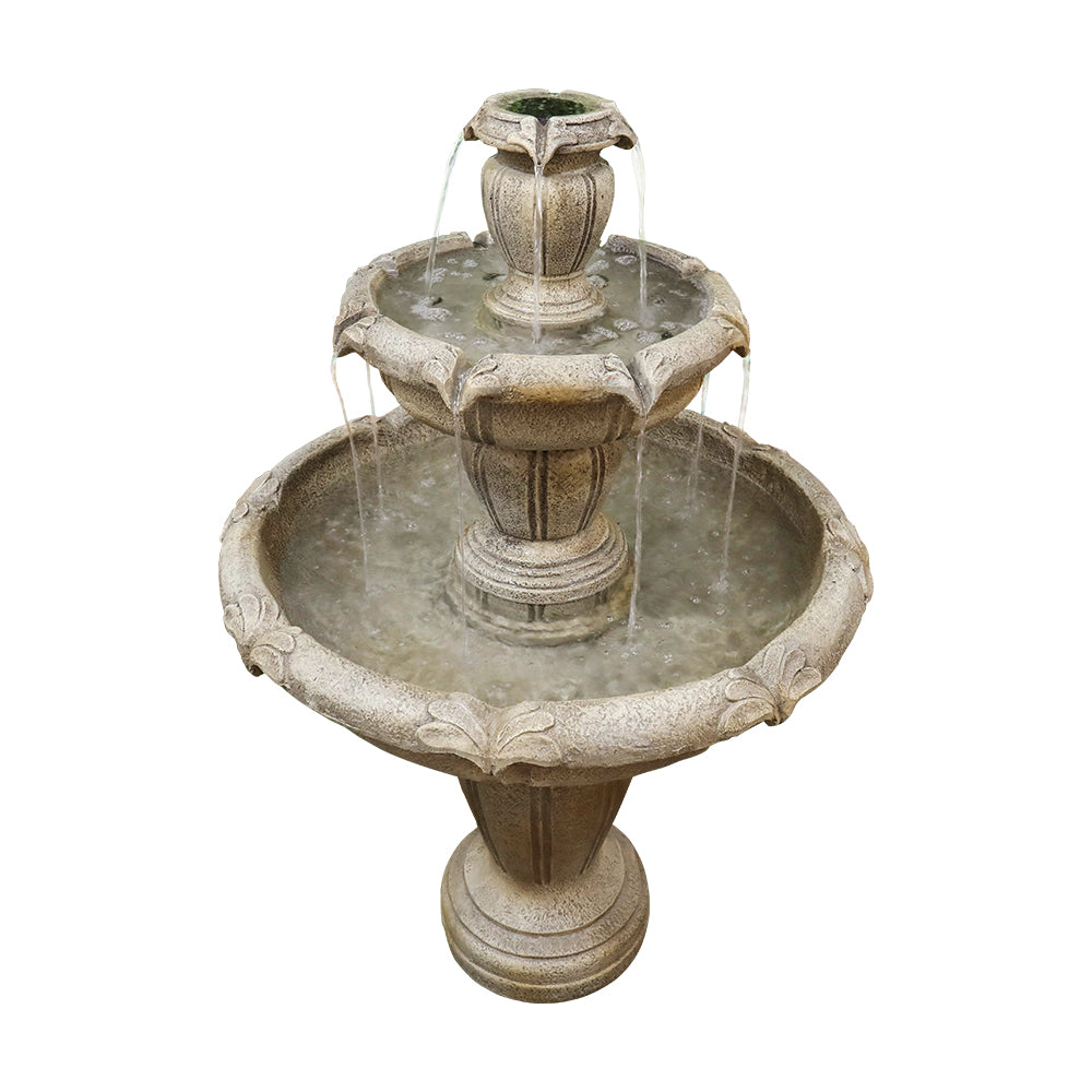 Concrete 3 Tier Water Fountain Large Estate product view