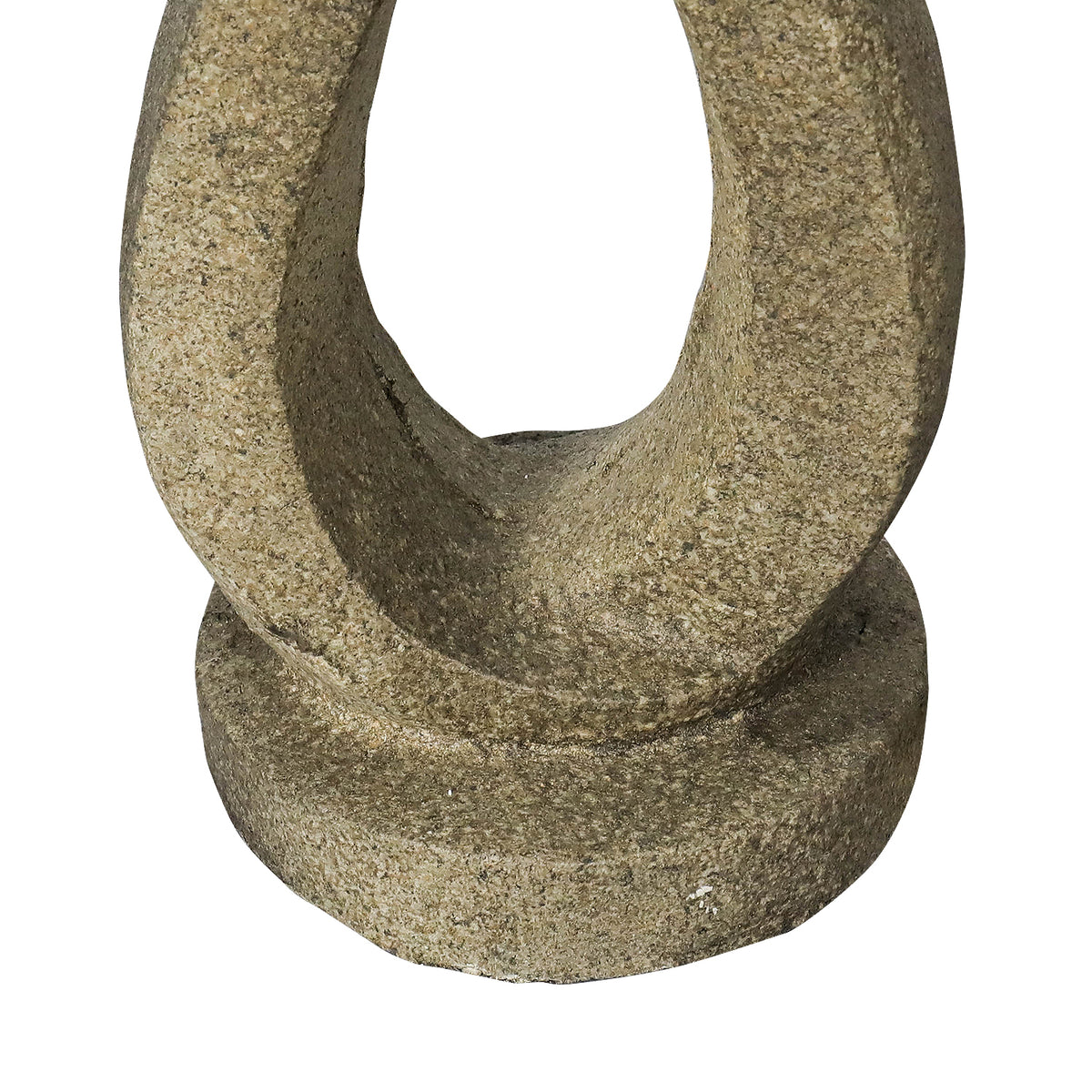 Detailed view of the sleek and sturdy 14.5kg concrete base providing maximum stability.