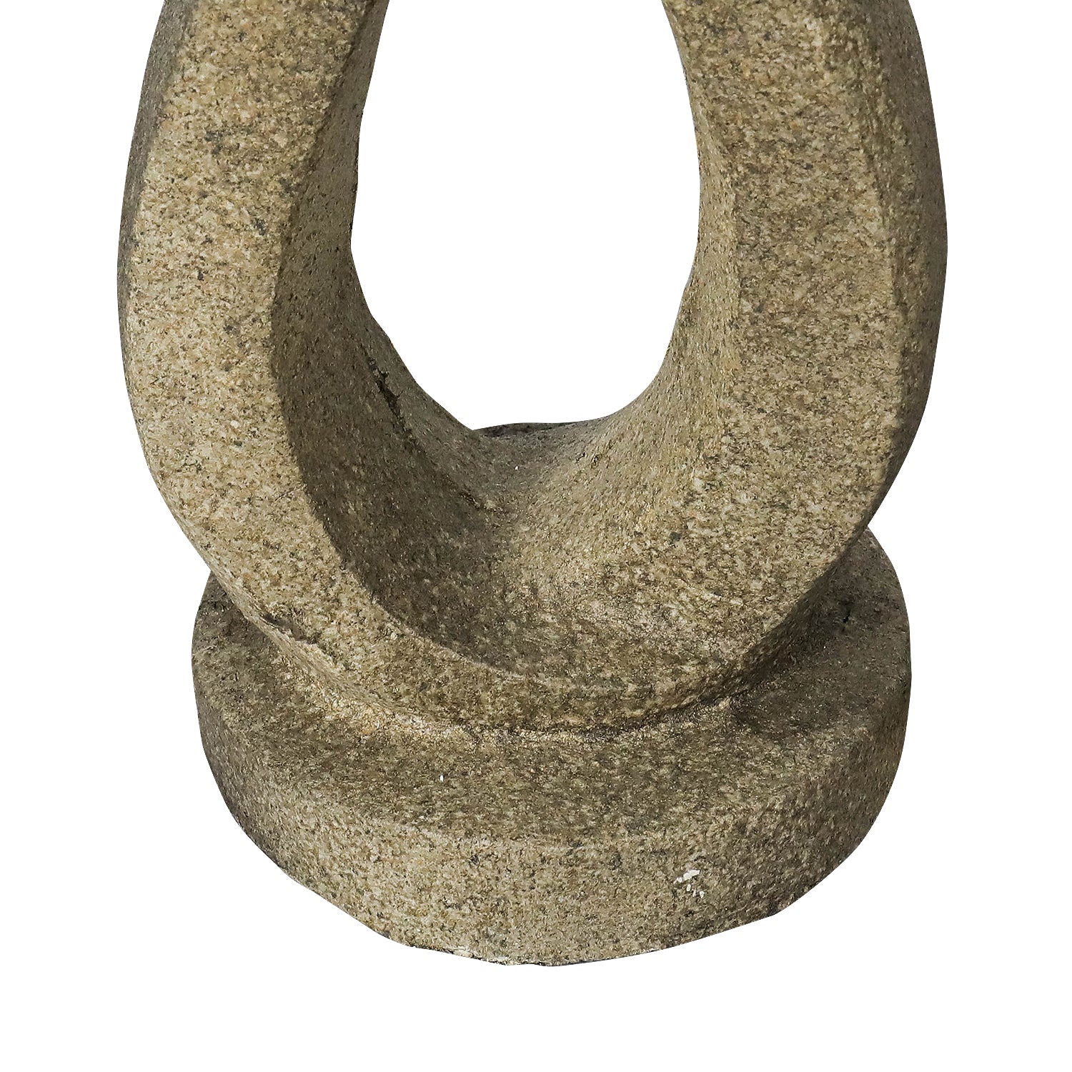 Detailed view of the sleek and sturdy 14.5kg fiber-reinforced concrete base providing maximum stability.