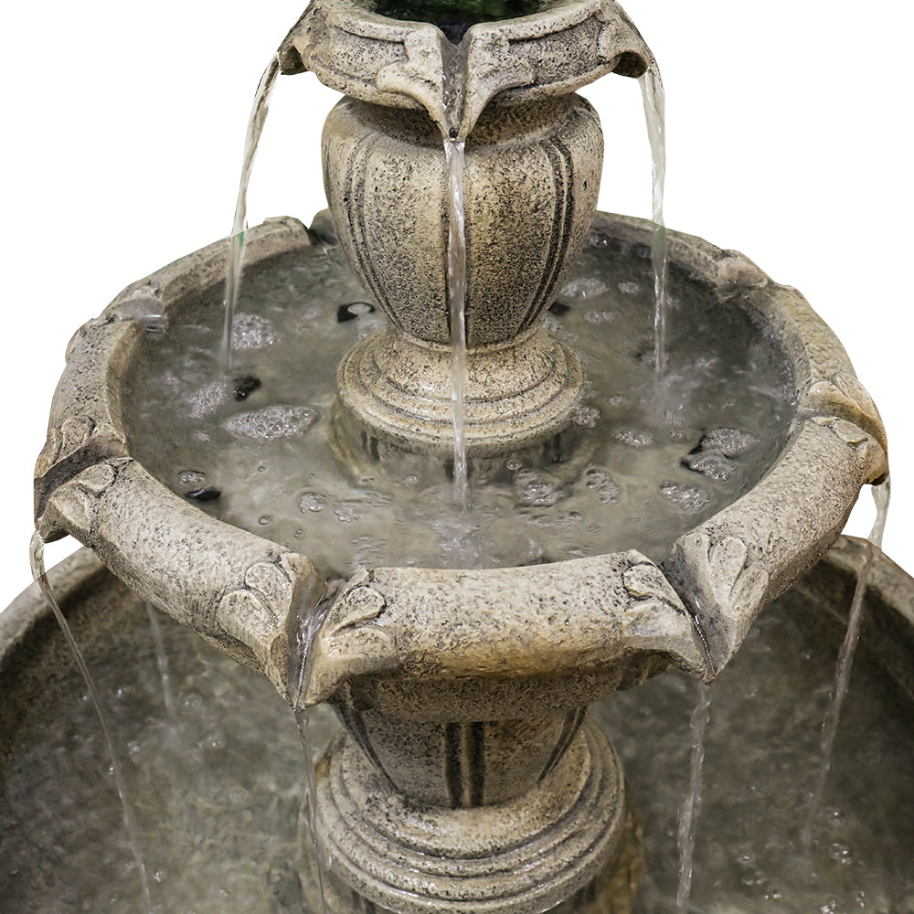 Concrete 3 Tier Water Fountain Large Estate