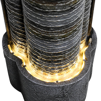 Bottom Base Close-up Showing Durable Fiber Concrete Structure