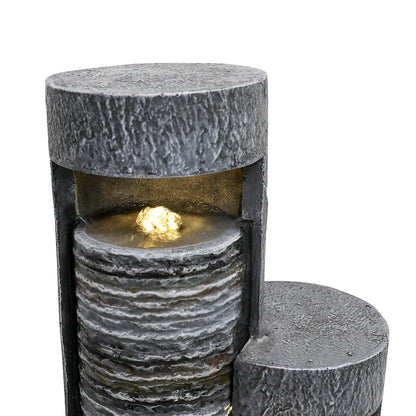 Close-up of Running Water Creating Tranquil Sound