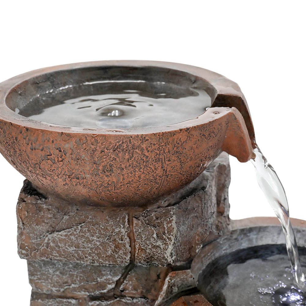 Close-up of Water Flow Mimicking Rural Streams and Creeks