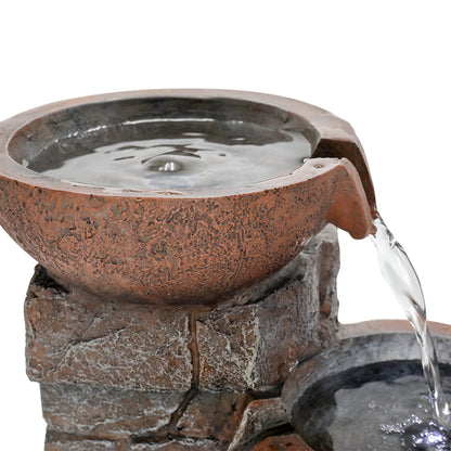 Close-up of Water Flow Mimicking Rural Streams and Creeks