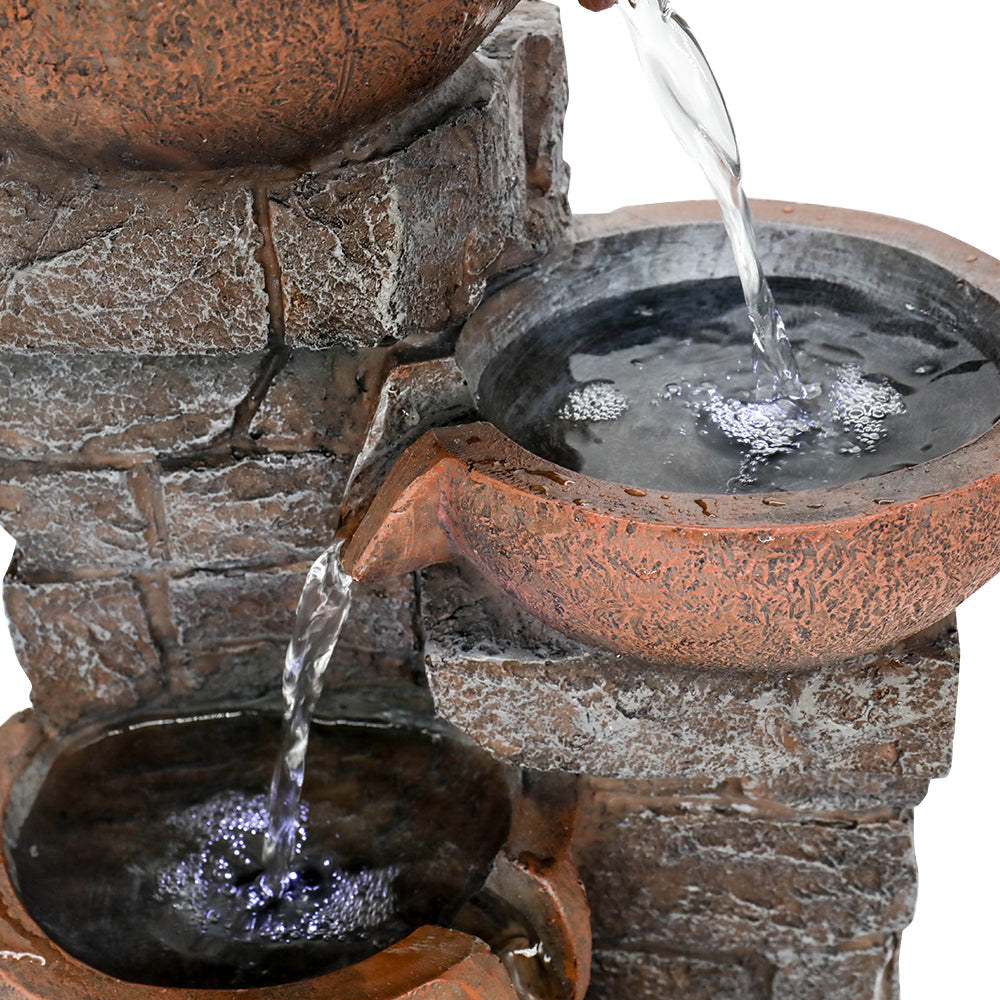 Close-up of Water Flow Mimicking Rural Streams and Creeks 2